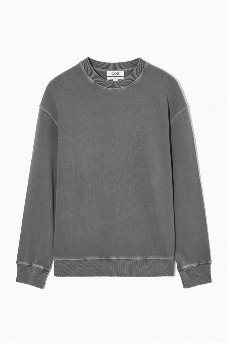 Hanorac Barbati COS Relaxed-fit Negrii | TYMBE-8451