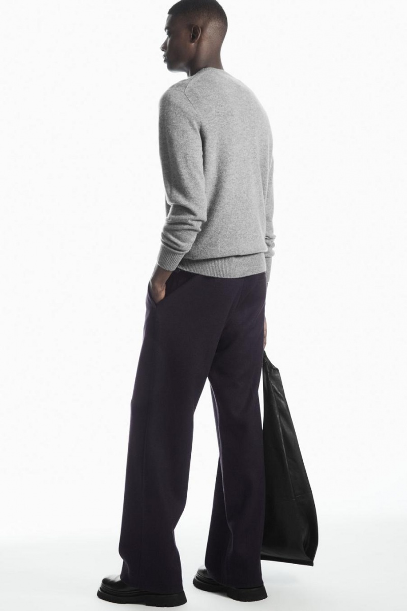 Jumpers Barbati COS Pure Cashmere Gri | LJUWH-3476