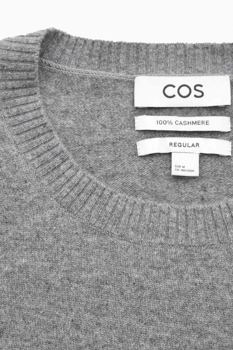 Jumpers Barbati COS Pure Cashmere Gri | LJUWH-3476