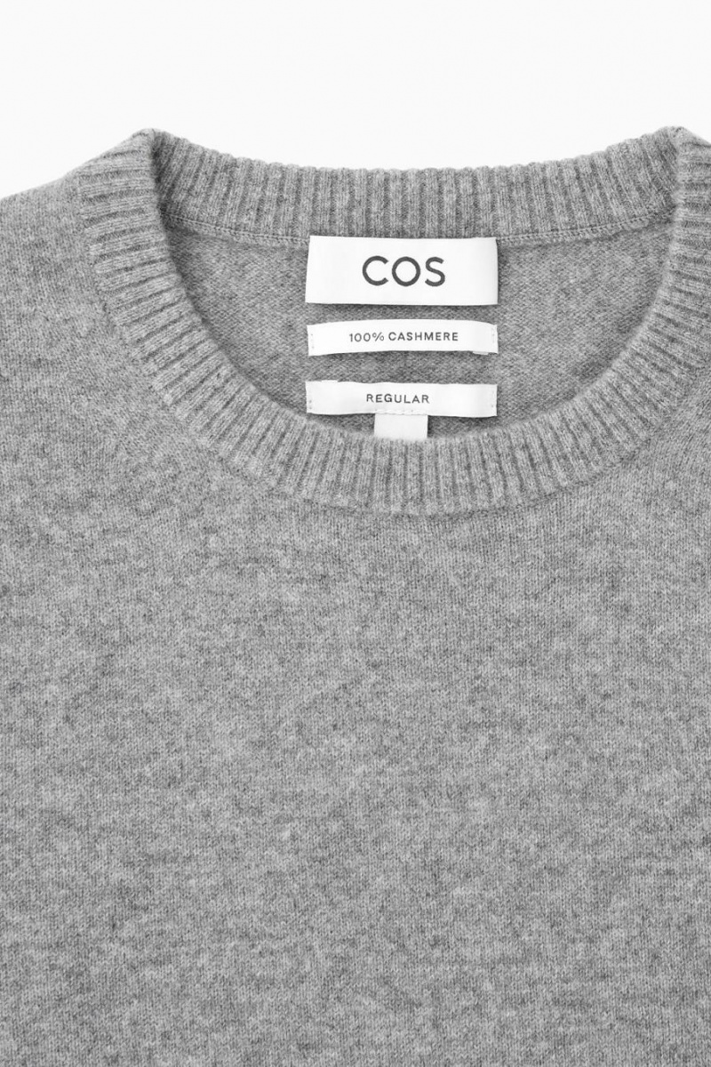 Jumpers Barbati COS Pure Cashmere Gri | LJUWH-3476