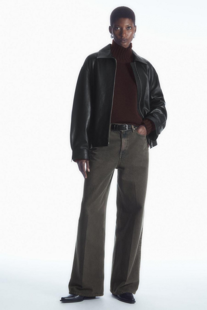 Jumpers Dama COS Grosolan Pure Cashmere Turtleneck Maro Inchis | LHMEW-2407