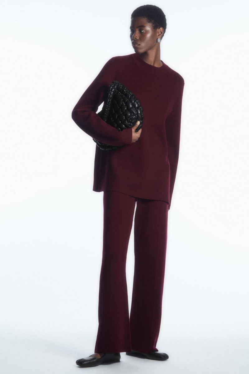 Jumpers Dama COS Milano-knit Visinii | OSKCW-8674