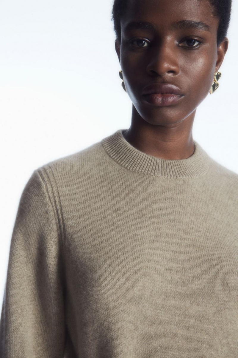 Jumpers Dama COS Pure Cashmere Bej | AGRLU-7905