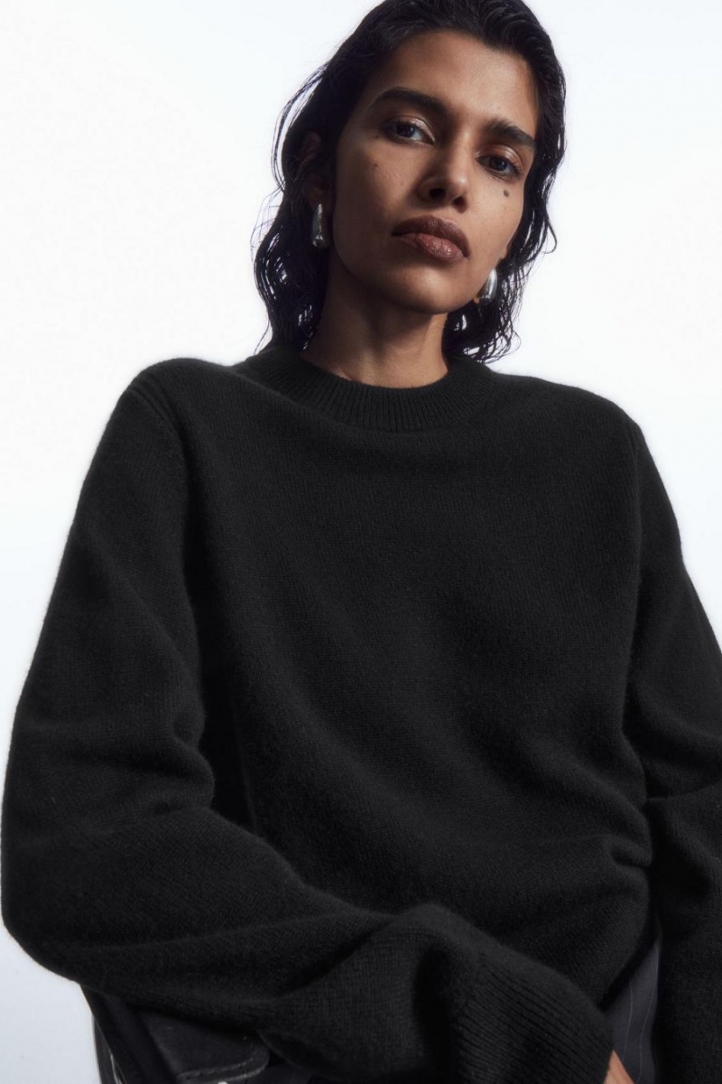 Jumpers Dama COS Pure Cashmere Negrii | BUXON-0712