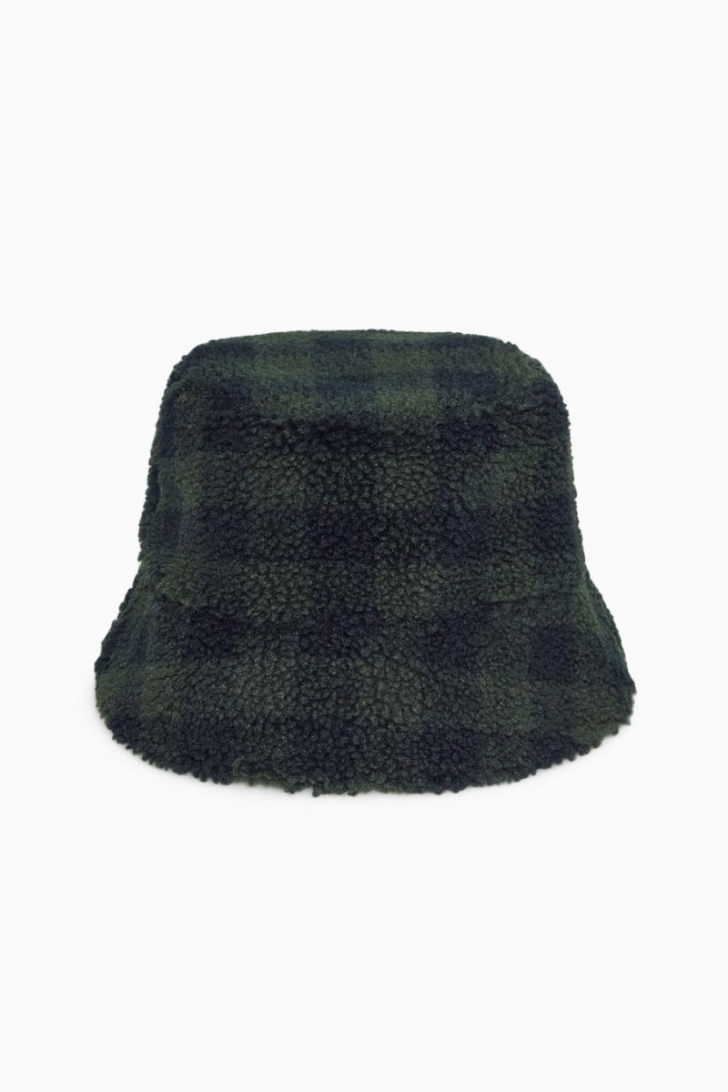 Palarie Barbati COS Teddy Bucket Bleumarin Verzi | GZRSW-9456
