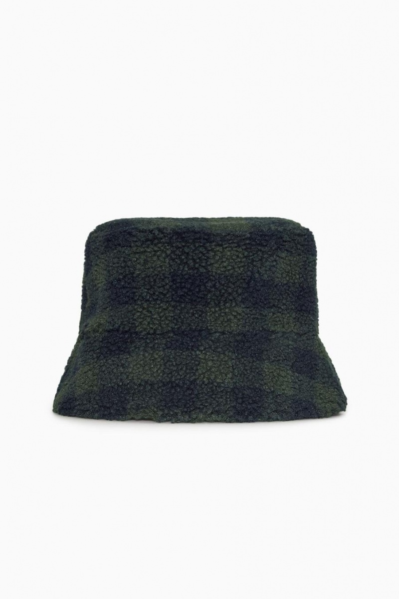 Palarie Barbati COS Teddy Bucket Bleumarin Verzi | GZRSW-9456