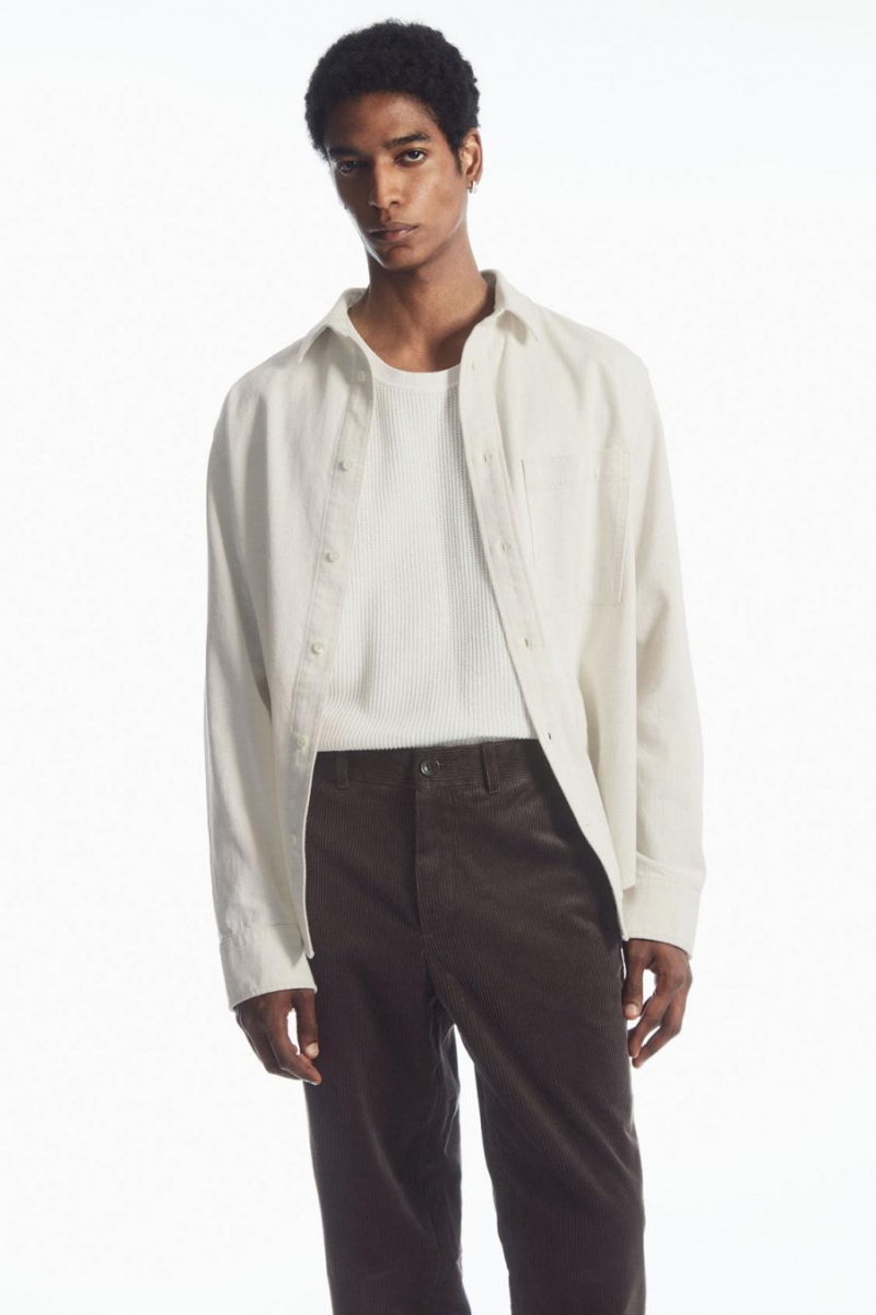 Pantaloni Barbati COS Drept-leg Corduroy Chinos Maro | OFUXS-8973