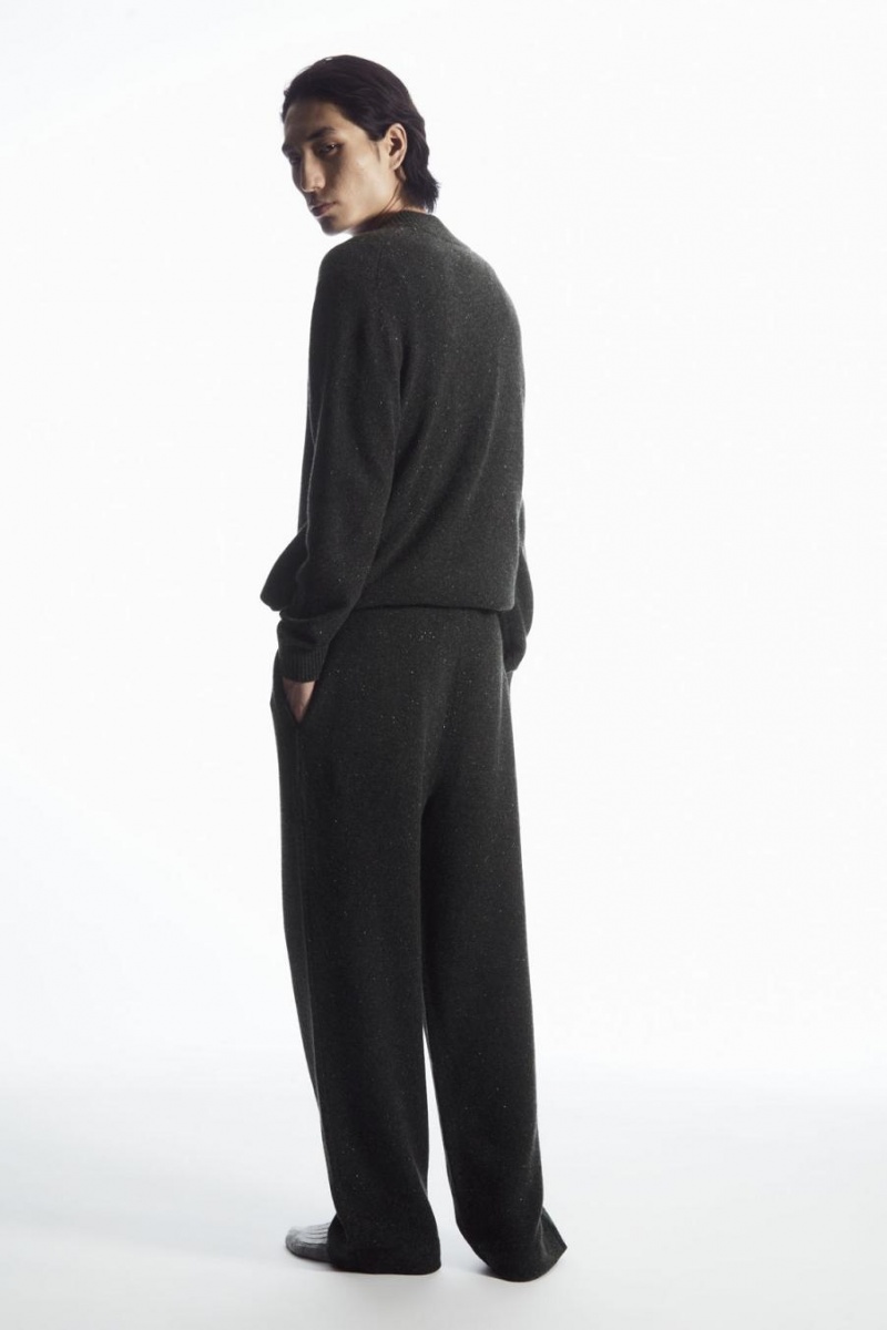 Pantaloni Barbati COS Relaxed Cashmere Gri Inchis | EANLW-2470