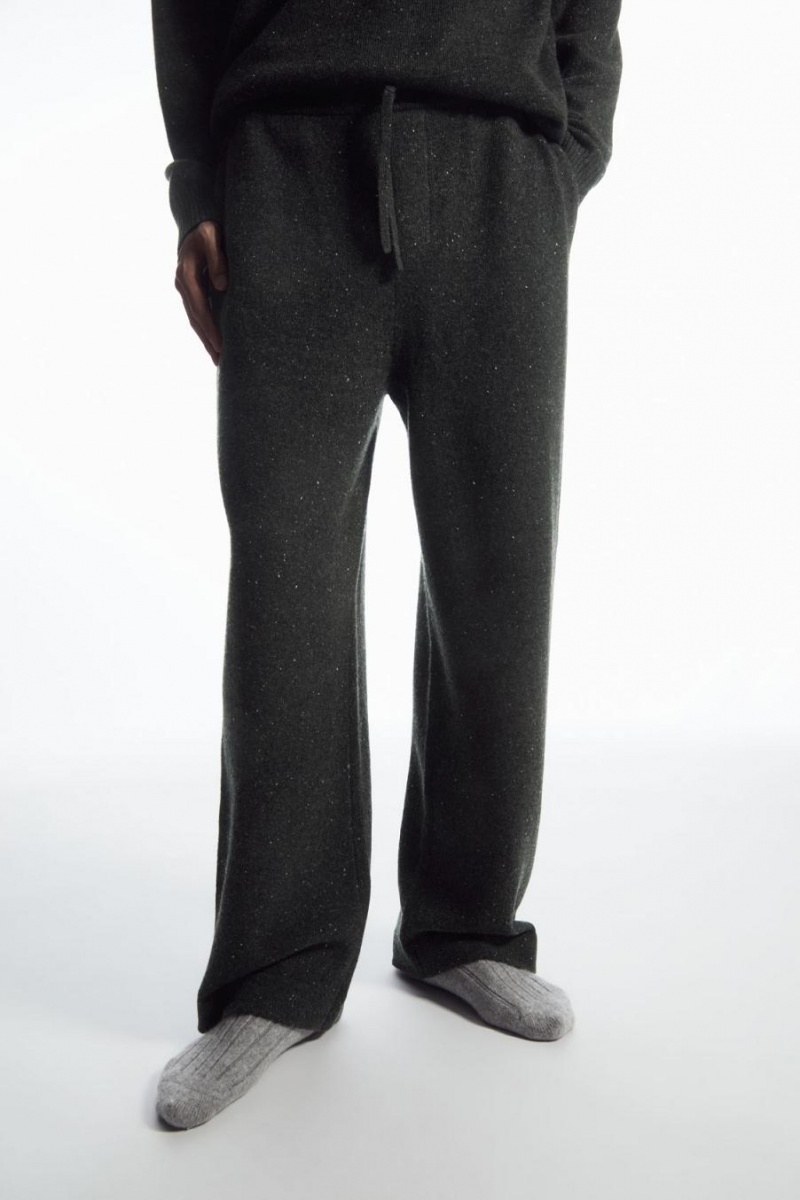 Pantaloni Barbati COS Relaxed Cashmere Gri Inchis | EANLW-2470