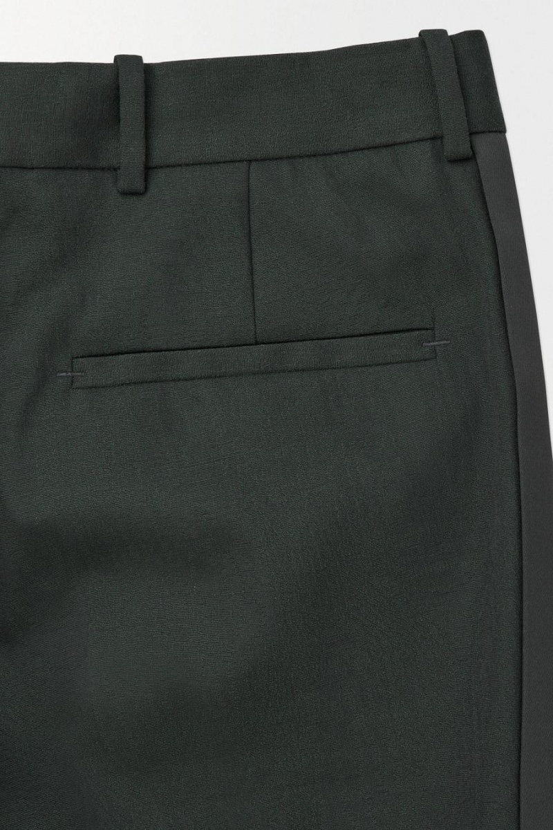 Pantaloni Barbati COS The Lână Tuxedo Verzi Inchis | WASBO-4367