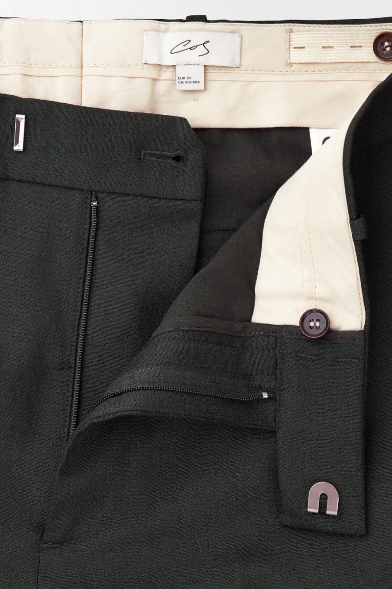 Pantaloni Barbati COS The Lână Tuxedo Verzi Inchis | WASBO-4367