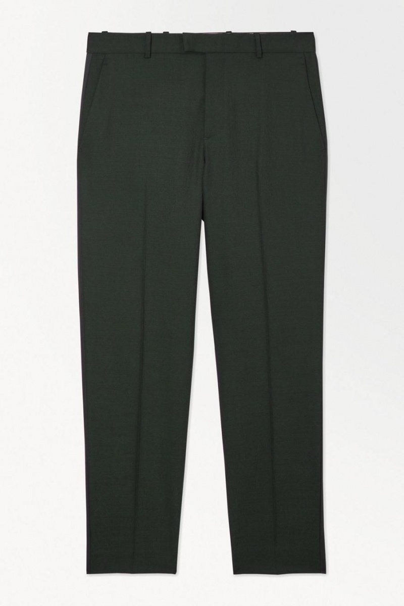 Pantaloni Barbati COS The Lână Tuxedo Verzi Inchis | WASBO-4367