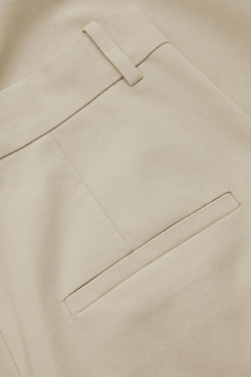 Pantaloni Dama COS Largi-leg Tailored Bej | VUPNC-2907