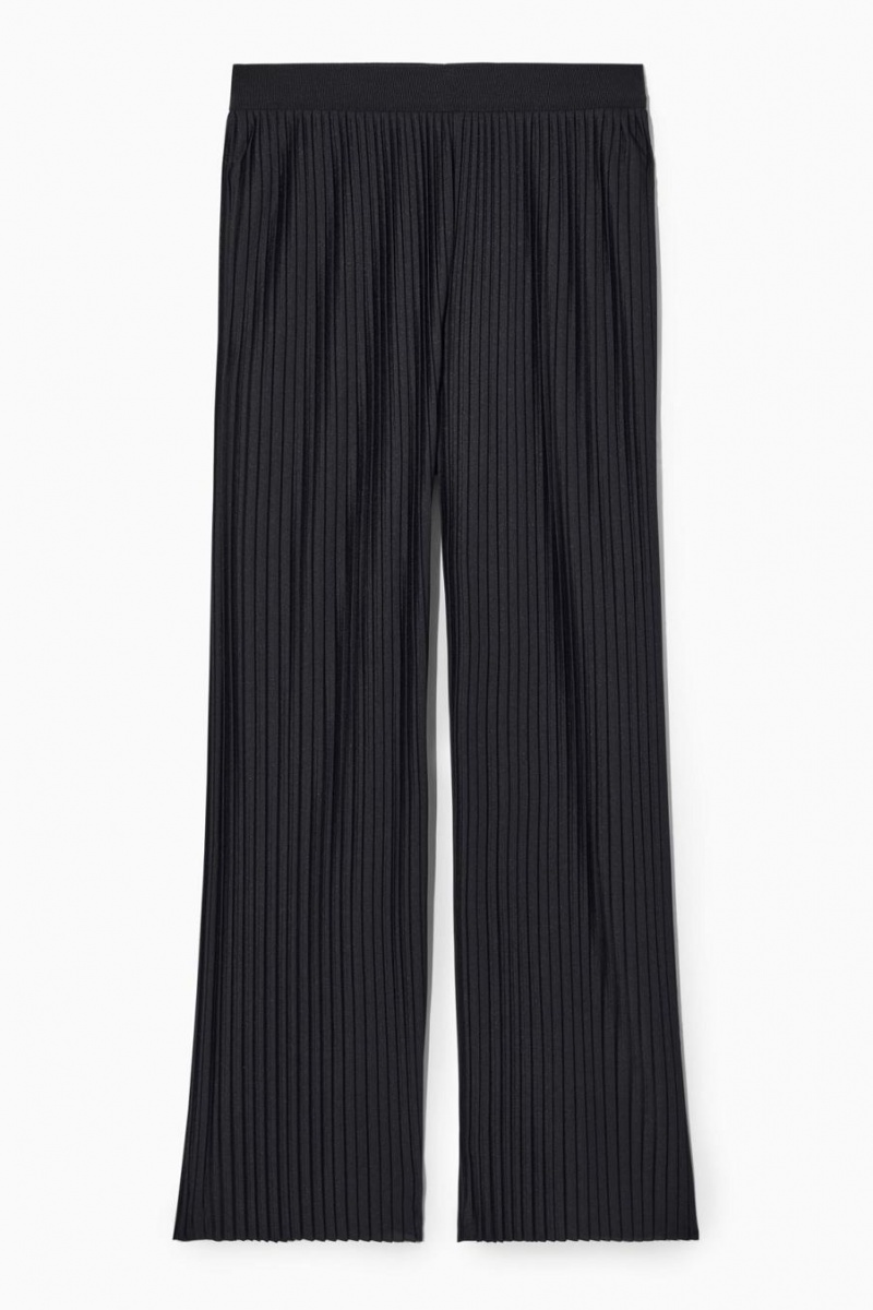 Pantaloni Dama COS Plissé Bleumarin | BSUFG-7602