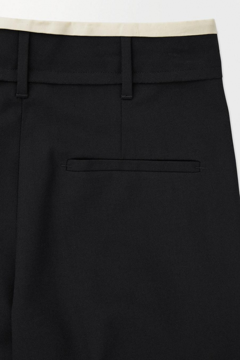 Pantaloni Dama COS The Deconstructed Negrii | PHESO-0154