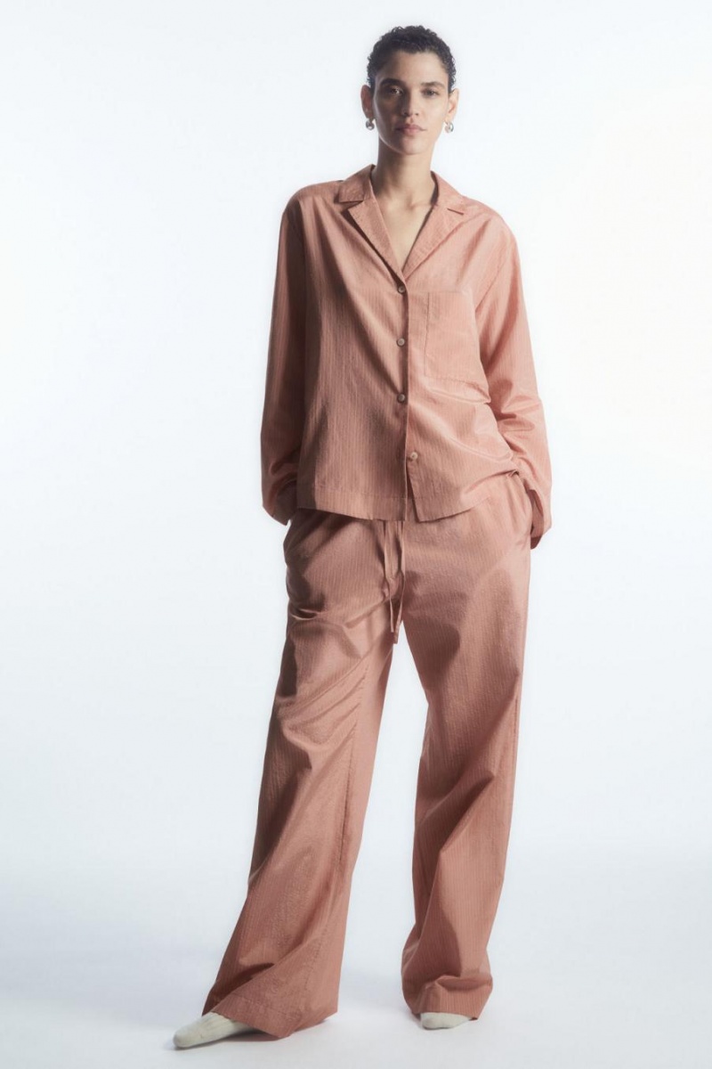 Pijama Dama COS In Dungi Silk-blend Roz | MXSTD-9235