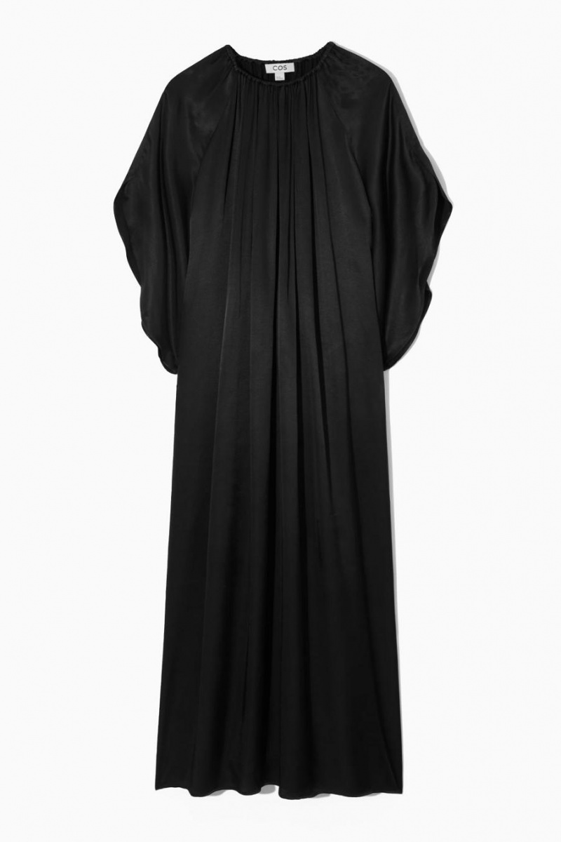 Rochie Dama COS Floaty Gathered Midi Negrii | PHDMU-9501