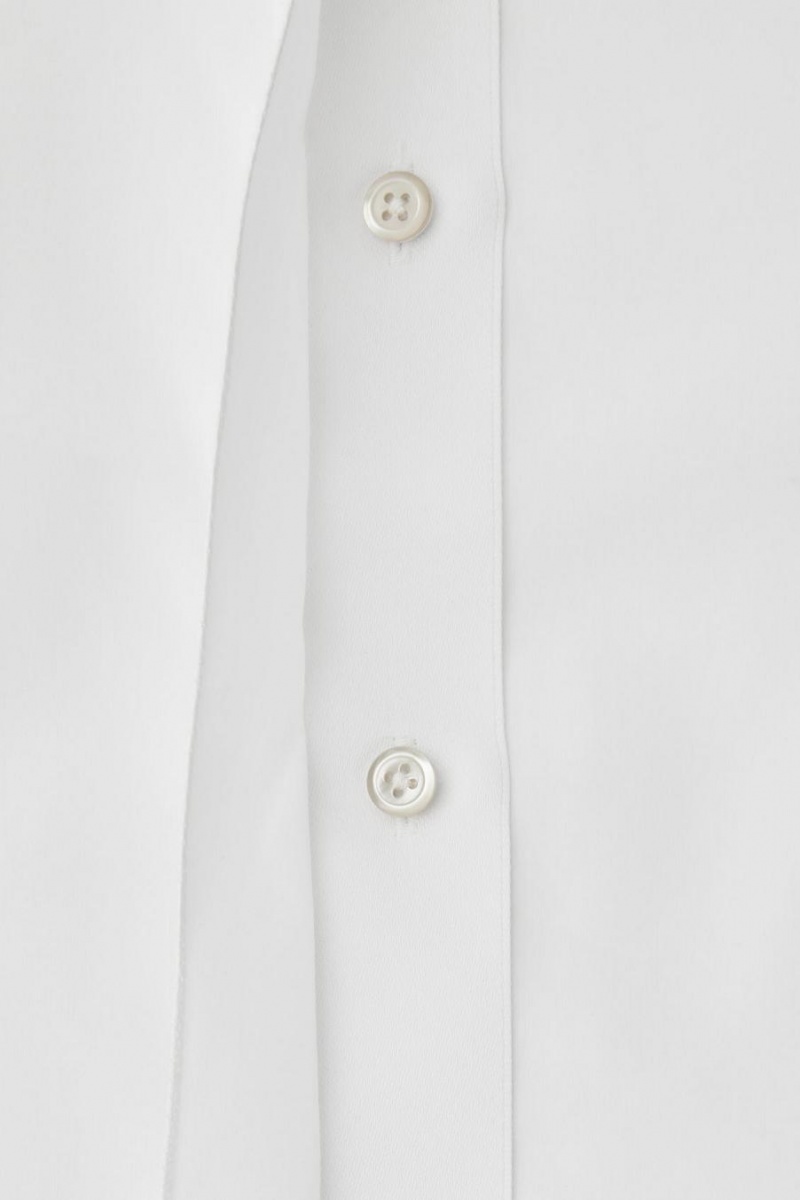Rochie Dama COS The Minimal Shirt Albi | RBTYV-2895