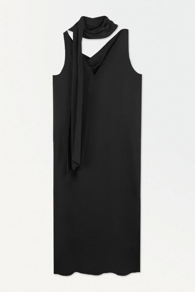 Rochie Dama COS The Silk Scarf Negrii | FWGPE-7386