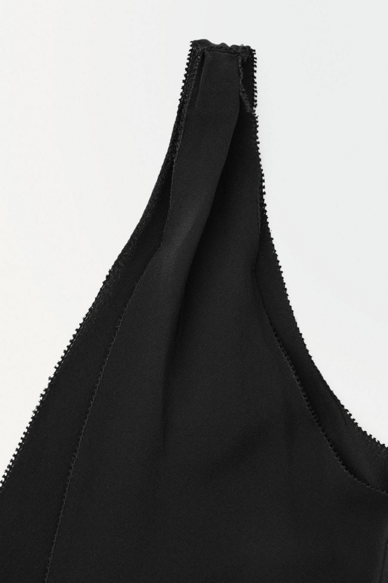 Rochie Dama COS The Silk Scarf Negrii | FWGPE-7386