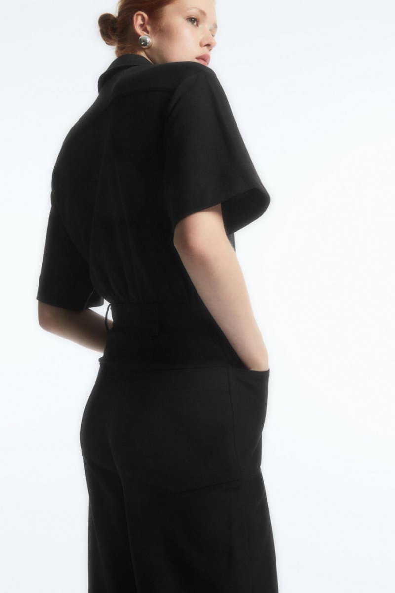 Salopeta Dama COS Jersey Utility Negrii | SAWQE-3109