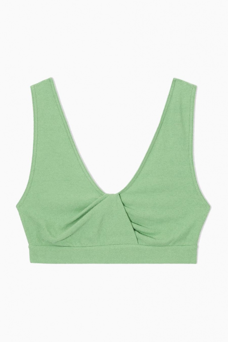 Sutien Dama COS Bouclé Verzi Deschis | KMNFH-7085