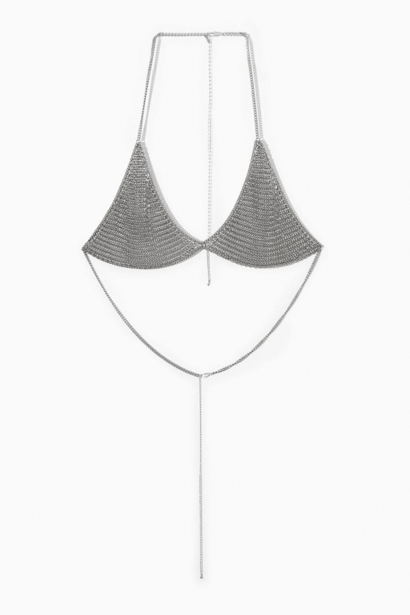 Sutien Dama COS Chainmail Triangle Argintii | TMKCS-0916