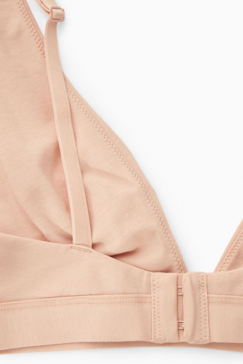 Sutien Dama COS Organic Bumbac Triangle Roz Deschis | IYVSO-4532