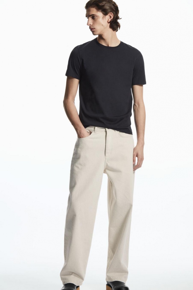 Tricou Barbati COS The Extra Fine Bleumarin | LXVAK-4971