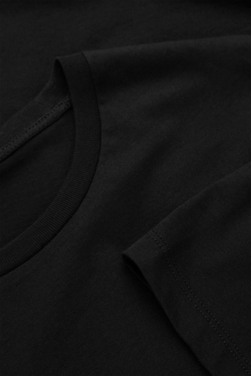 Tricou Barbati COS The Extra Fine Negrii | MLEZC-1536