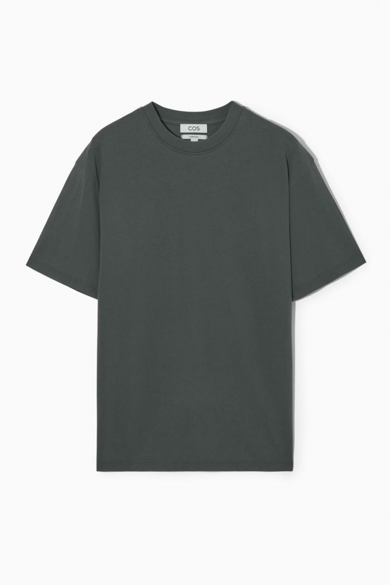 Tricou Barbati COS The Super Slouch Negrii | IQXEY-5163