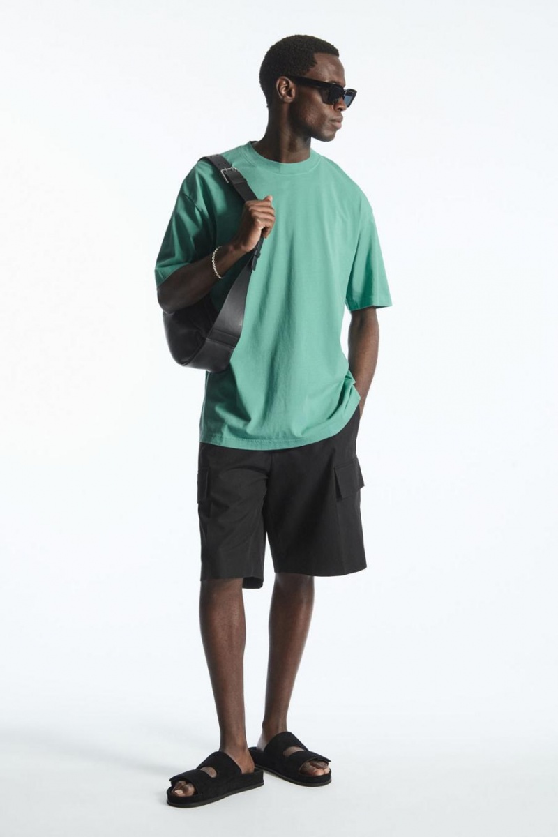 Tricou Barbati COS The Super Slouch Verzi | VZPLK-2396