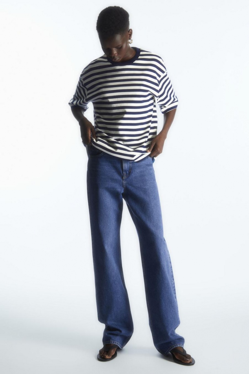 Tricou Dama COS Oversized Bleumarin | PAMVL-3751