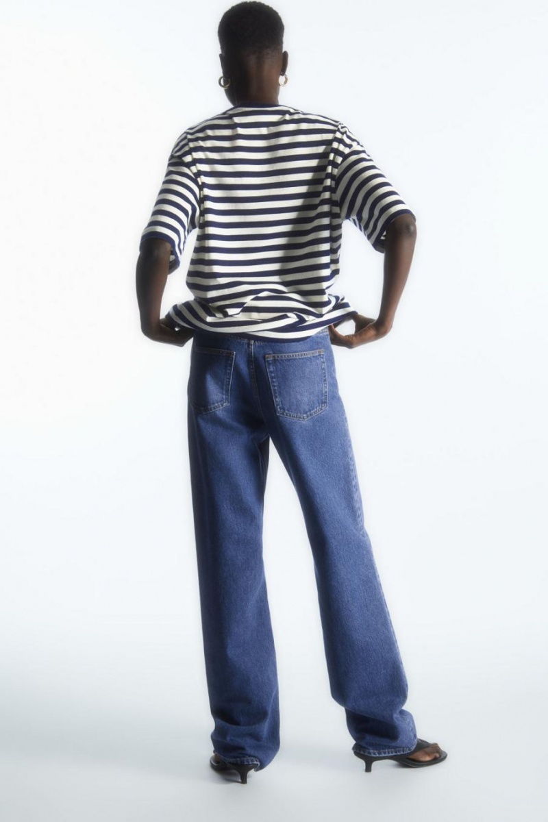 Tricou Dama COS Oversized Bleumarin | PAMVL-3751