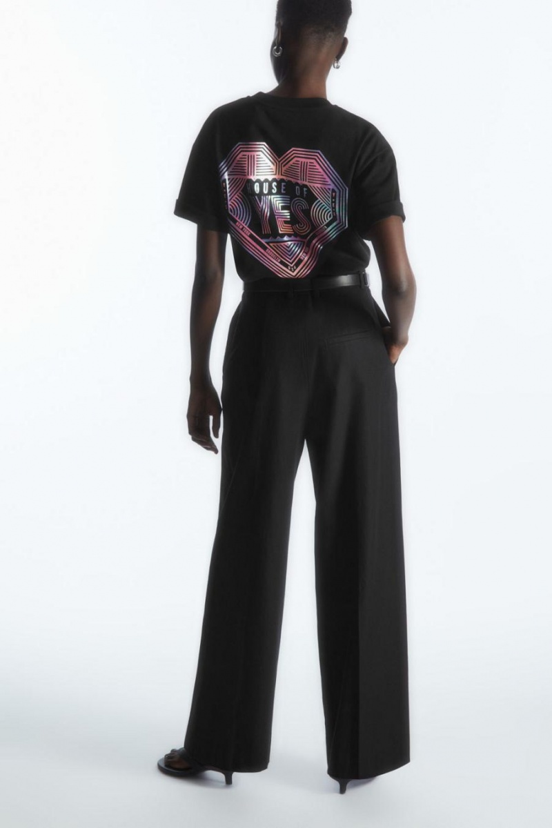 Tricou Dama COS Pride 2023 Negrii | DKZOC-4236