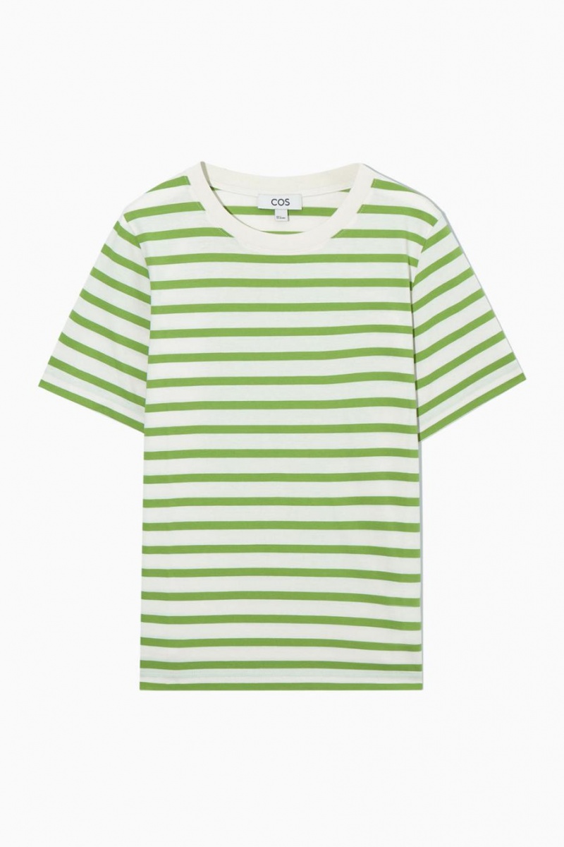 Tricou Dama COS Regular Fit Verzi | HPKLA-5326