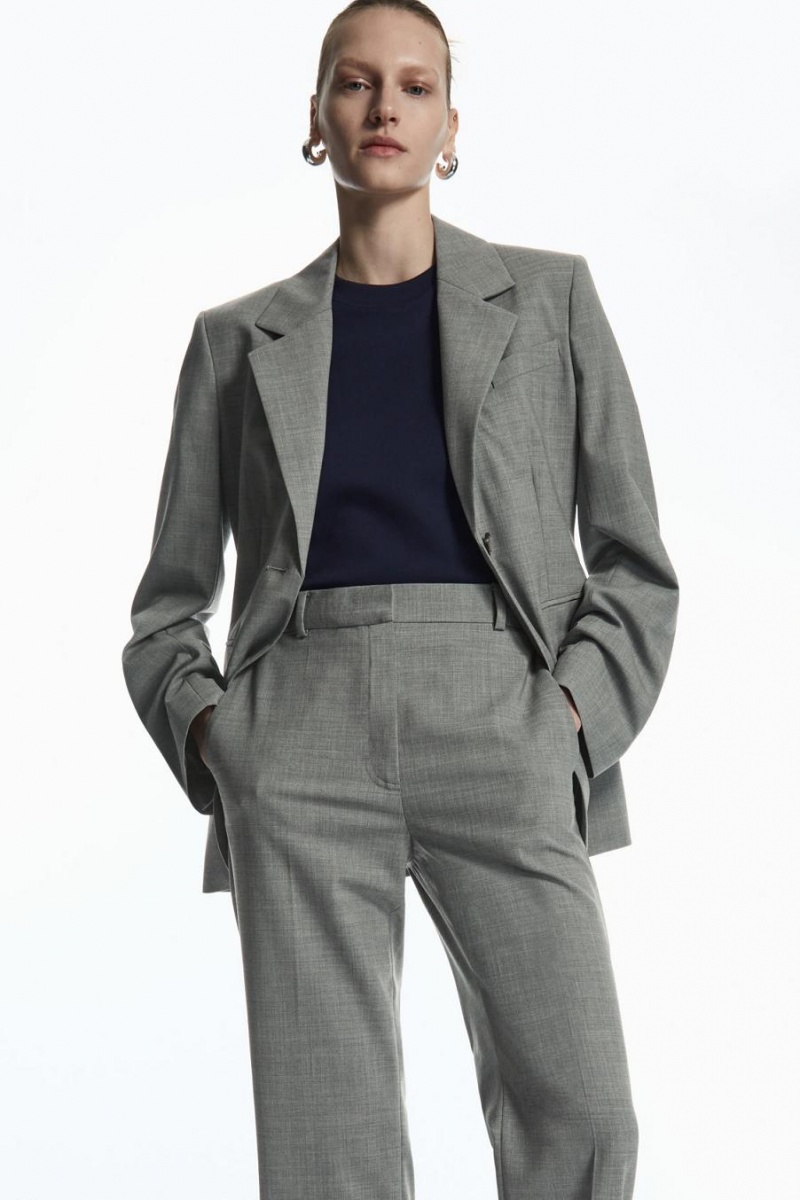Tricou Dama COS The Clean Cut Bleumarin | GECMK-4659