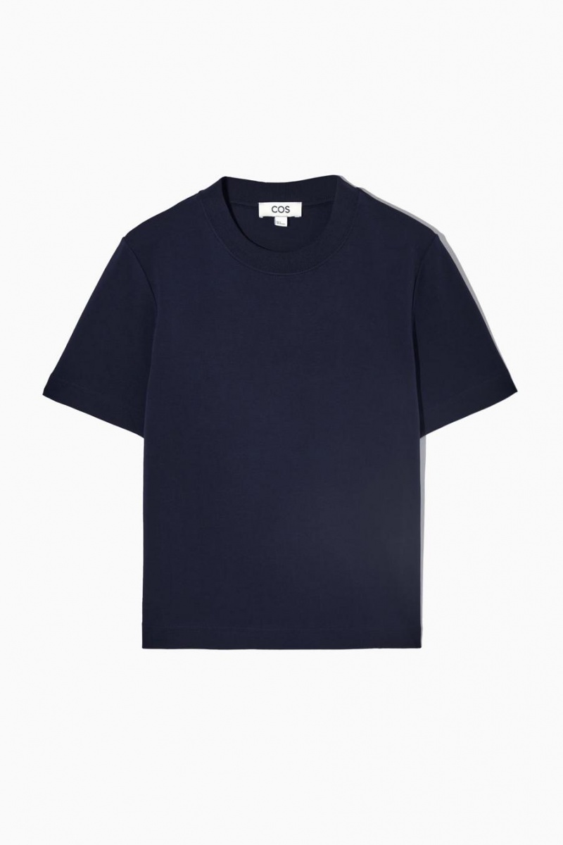 Tricou Dama COS The Clean Cut Bleumarin | GECMK-4659