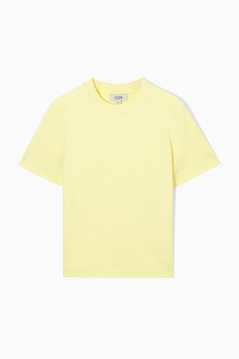 Tricou Dama COS The Clean Cut Galbeni | CZOYK-9614