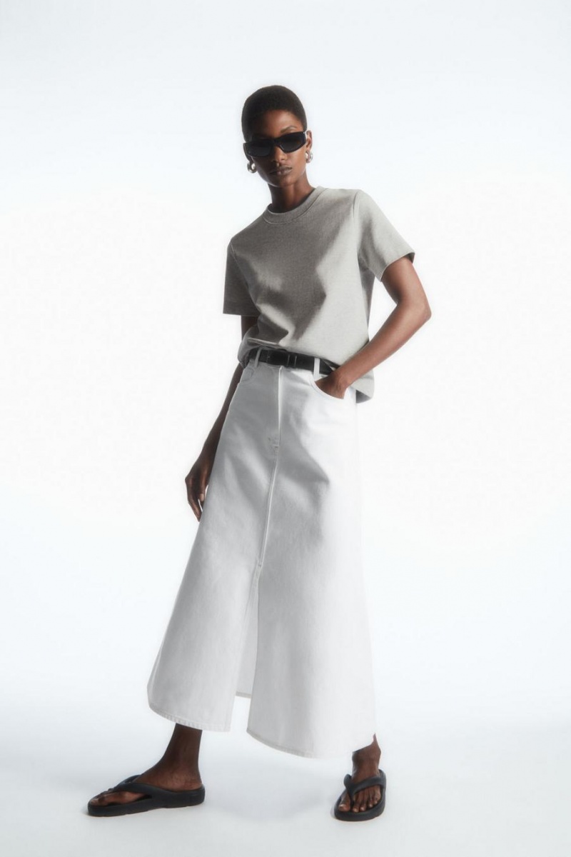 Tricou Dama COS The Clean Cut Gri | OZDLH-0346