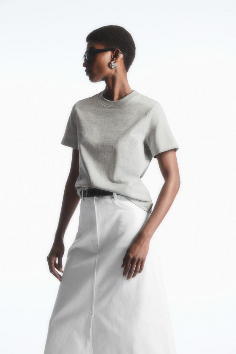 Tricou Dama COS The Clean Cut Gri | OZDLH-0346