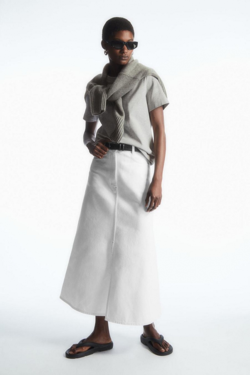 Tricou Dama COS The Clean Cut Gri | OZDLH-0346