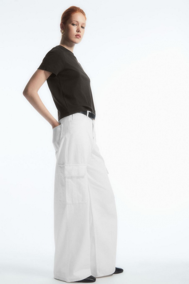 Tricou Dama COS The Clean Cut Maro Inchis | ZKXNS-8495