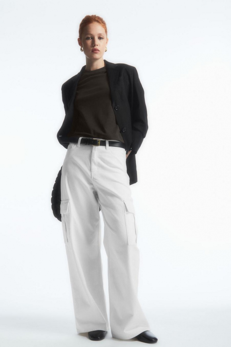 Tricou Dama COS The Clean Cut Maro Inchis | ZKXNS-8495