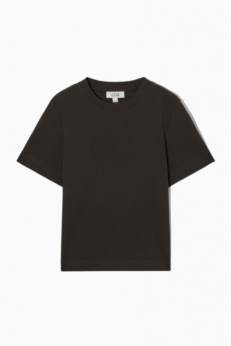 Tricou Dama COS The Clean Cut Maro Inchis | ZKXNS-8495