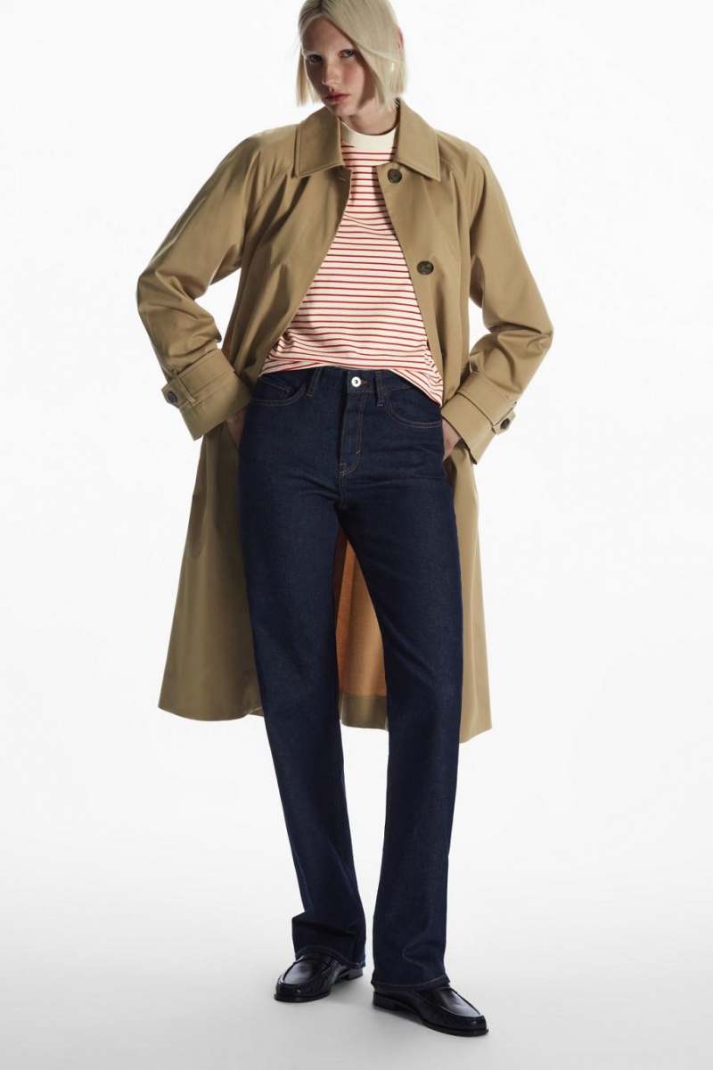 Tricou Dama COS The Clean Cut Rosii Albi | XZUOH-4932