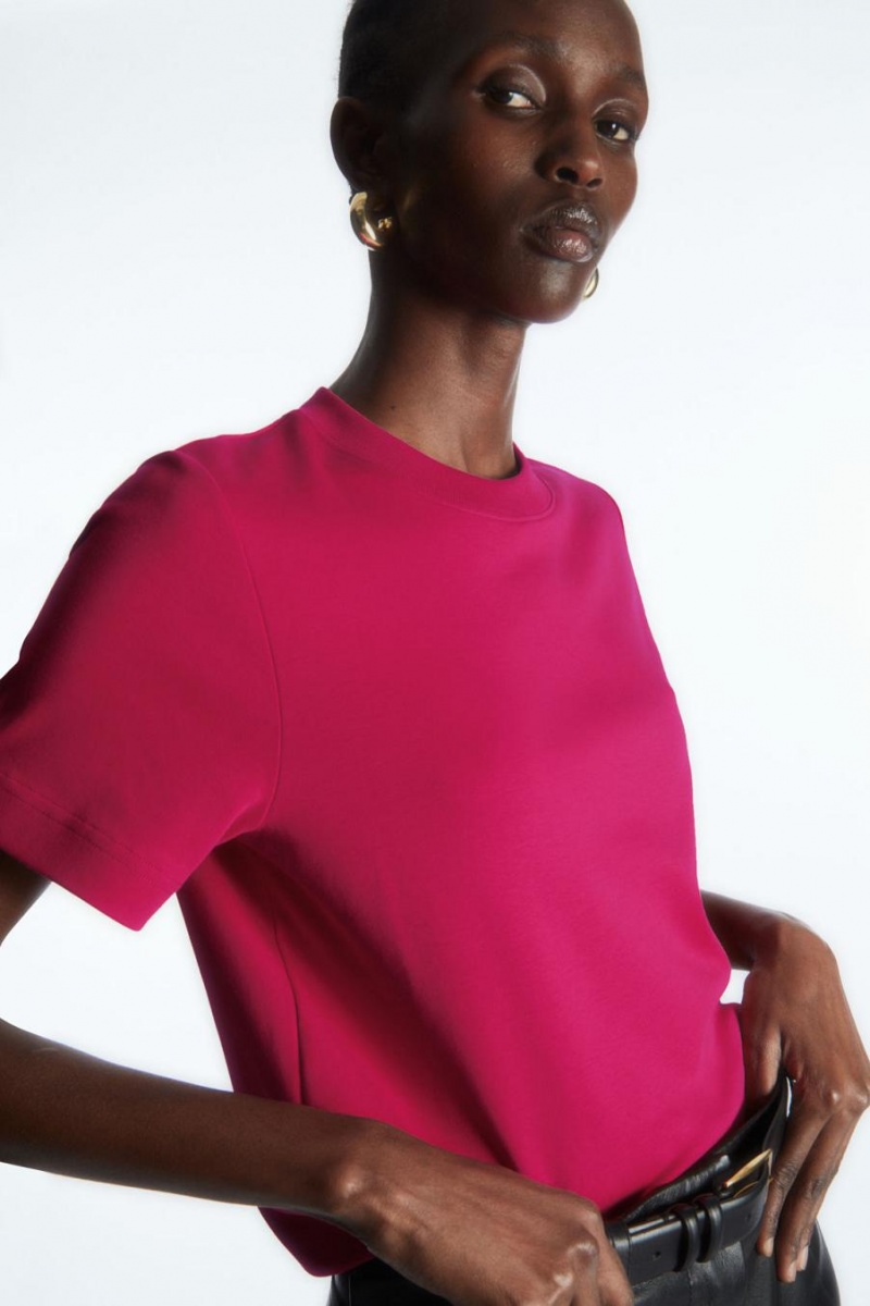 Tricou Dama COS The Clean Cut Roz Deschis | GJXHW-8524