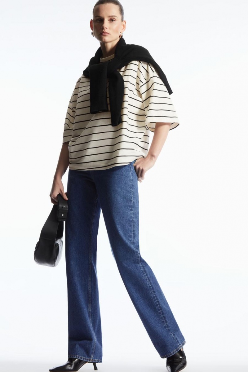 Tricou Dama COS The Full Volume Albi | VKOMJ-7453