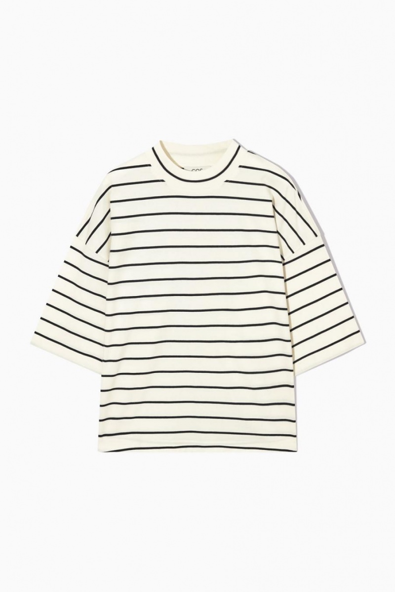 Tricou Dama COS The Full Volume Albi | VKOMJ-7453