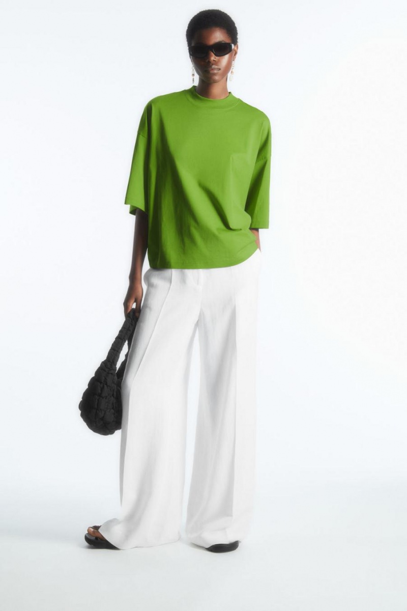 Tricou Dama COS The Full Volume Verzi Deschis | DKQZO-3508